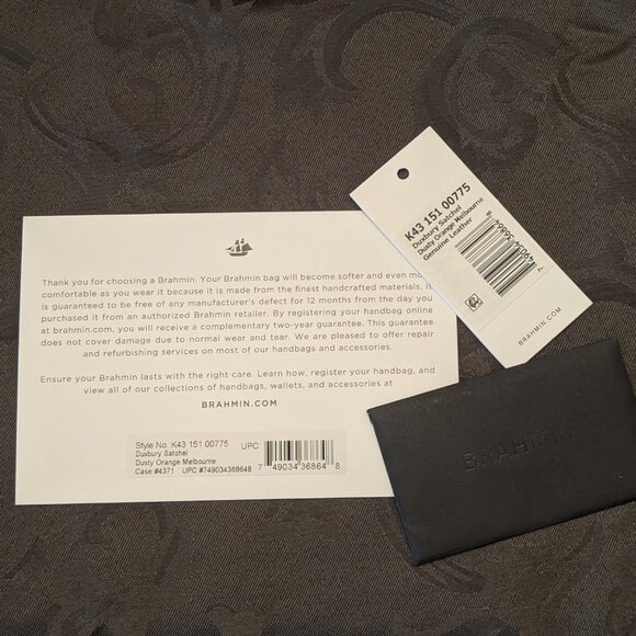 Brahmin Duxbury Satchel Dusty Orange NWT - Picture 9 of 10